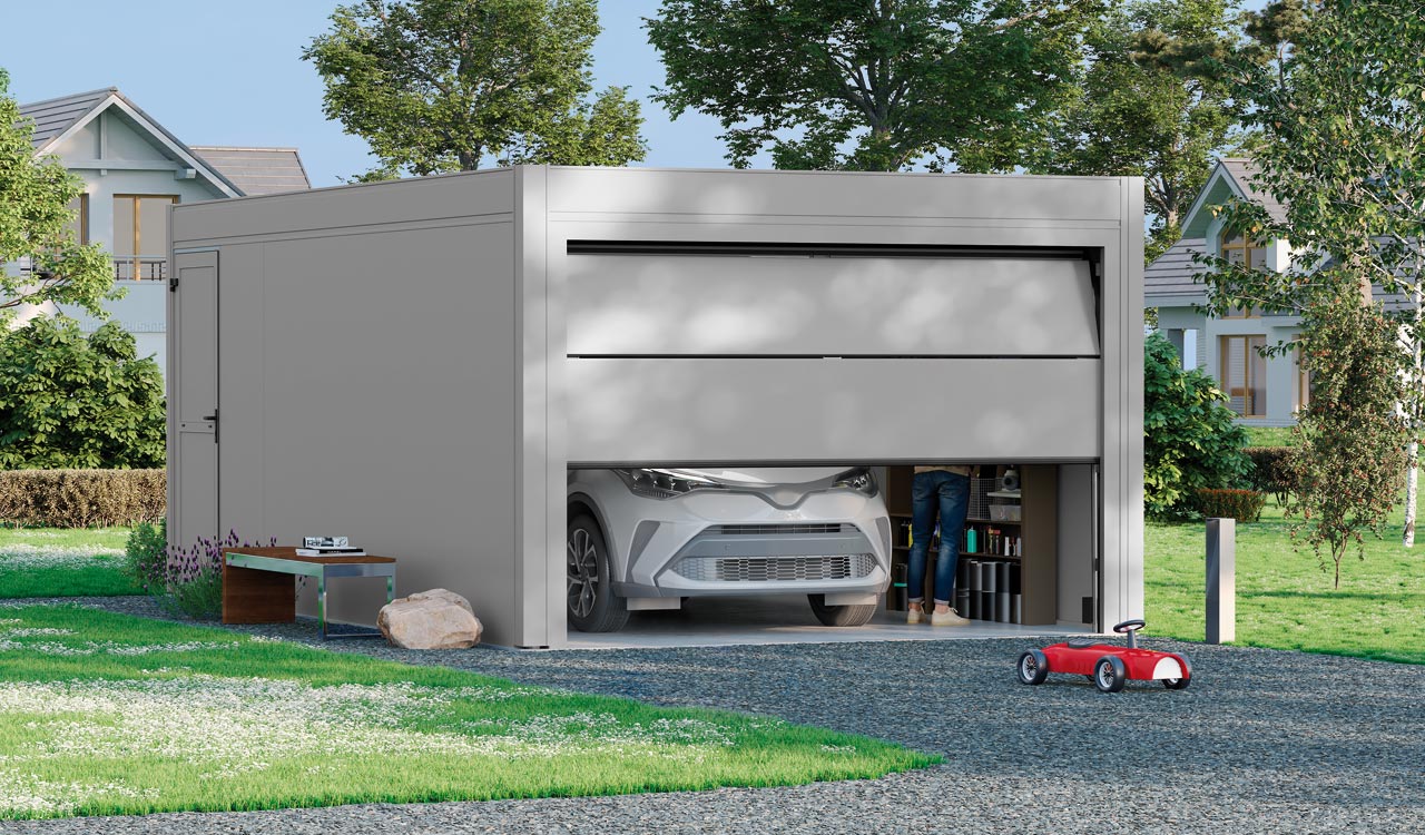 Carport box garage en aluminium Rénoval