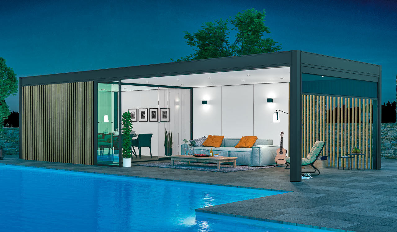 Eclairgage LED pour votre pool house bar en aluminium