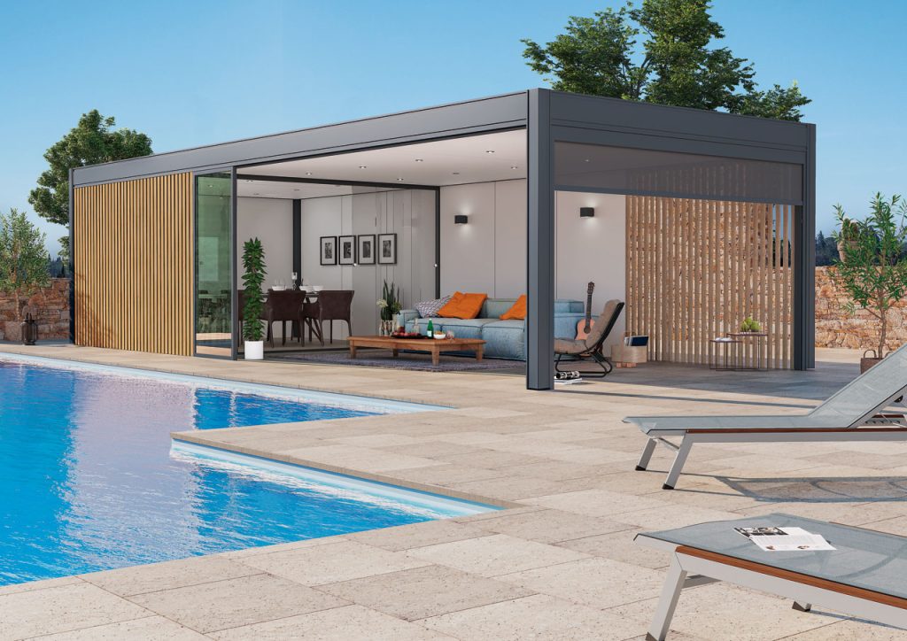 Garden room espace lounge luxe Renoval