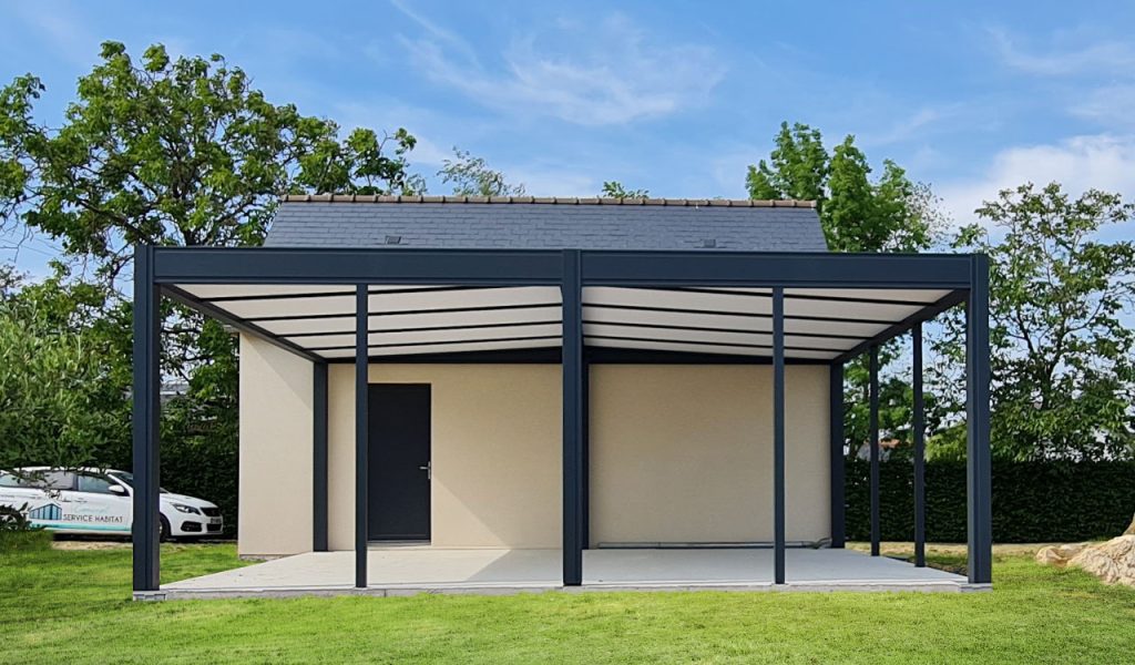Carport box pour voiture Rénoval