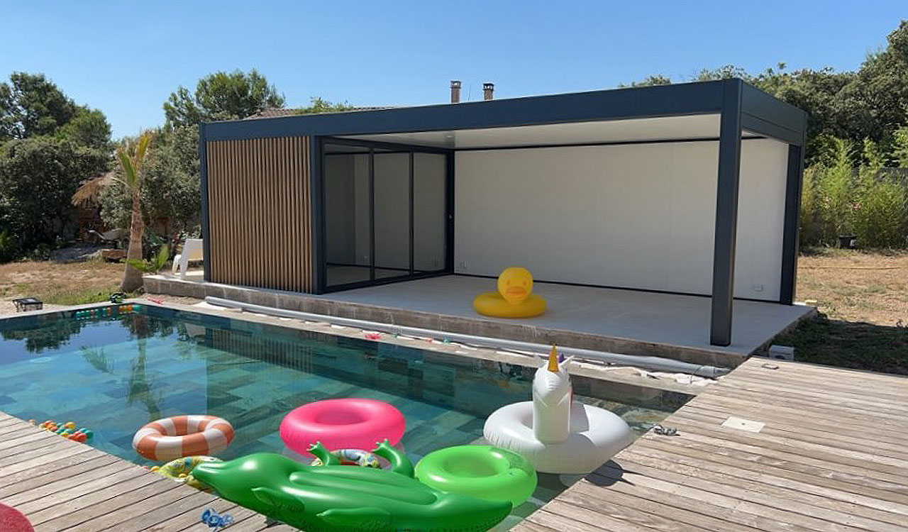 Garden room pool house Rénoval