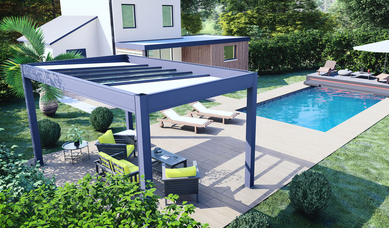 Pergola design Rénoval 4 pieds indépendante