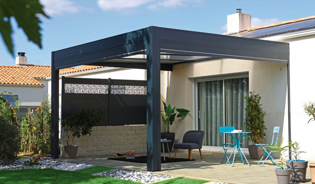 Pergola design avec stores Rénoval