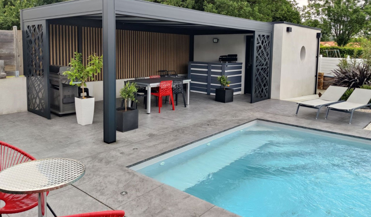 Pergola design aluminium Rénoval
