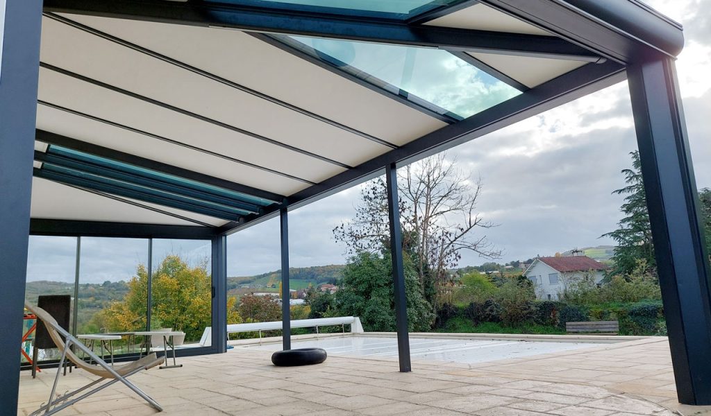 Pergola véranda évolutive en aluminium